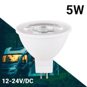 Ampoule GU5.3 LED MR16 12-24V DC 5W Blanc neutre 4000K