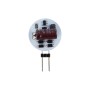 Ampoule LED G4 plate bi-pin 2W - 12V AC/DC Blanc froid 6000K