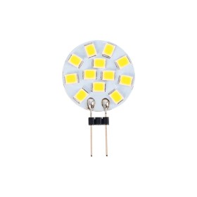 Ampoule LED G4 plate bi-pin 2W - 12V AC/DC Blanc froid 6000K