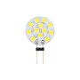 Ampoule LED G4 plate bi-pin 2W - 12V AC/DC Blanc froid 6000K