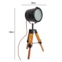Lampe de table ou lampadaire vintage avec trépied "CARPEN"
