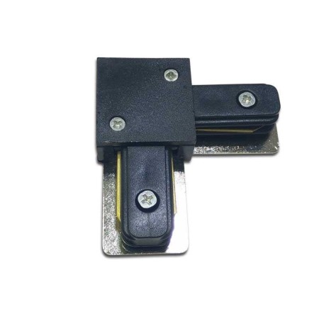 Connecteur rigide 90º rail monophasé