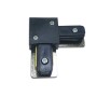Connecteur rigide 90º rail monophasé