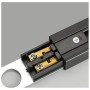 Rail monophasé 2m suspendu ou en saillie - Compatible avec spots LED