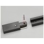 Rail monophasé 2m suspendu ou en saillie - Compatible avec spots LED
