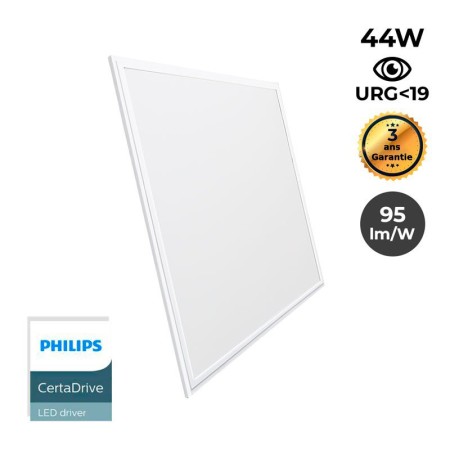 Panneau LED Philips 60x60 cm UGR19 44W – Dalle encastrable anti-éblouissement