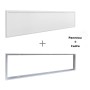 Panneau LED 120x60Cm en saillie extra-plat - Driver Philips - 72W - UGR19 - Avec KIT de montage