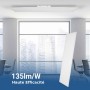 Panneau LED de surface CCT réglable sur 3 températures différentes de 3000-6500ºK - 36W - 120 x 30 cm - 135lm/W - IP20