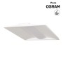 Panneau encastré Troffer à LED 60x60cm - CCT réglable sur 3 températures différentes de 3000-6500ºK - 40W - OSRAM chip - UGR18