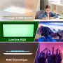 Panneau LED de rétroéclairage de surface 60x30cm - 22W - CCT réglable sur 3 températures de 2700-6500ºK + 2RGB - Rétroéclairé