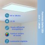 Panneau LED de rétroéclairage de surface 60x30cm - 22W - CCT réglable sur 3 températures de 2700-6500ºK + 2RGB - Rétroéclairé