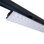Luminaire linéaire LED triphasé orientable 20W - CCT réglable sur 3 températures différentes de 3000-5000ºK - Driver KGP - Noir
