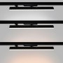 Luminaire linéaire LED triphasé orientable 20W - CCT réglable sur 3 températures différentes de 3000-5000ºK - Driver KGP - Noir