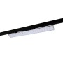 Luminaire linéaire LED triphasé orientable 20W - CCT réglable sur 3 températures différentes de 3000-5000ºK - Driver KGP - Noir