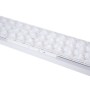 Luminaire linéaire LED triphasé orientable 20W - CCT réglable sur 3 températures différentes de 3000-5000ºK - Driver KGP - Blanc
