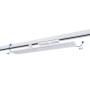 Luminaire linéaire LED triphasé orientable 20W - CCT réglable sur 3 températures différentes de 3000-5000ºK - Driver KGP - Blanc