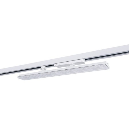 Luminaire linéaire LED triphasé orientable 20W - CCT réglable sur 3 températures différentes de 3000-5000ºK - Driver KGP - Blanc