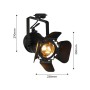 Projecteur sur rail monophasé orientable "Cinema" - E27