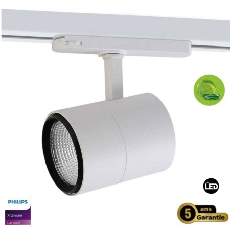 Projecteur LED 30W spécial légumes pour rail triphasé