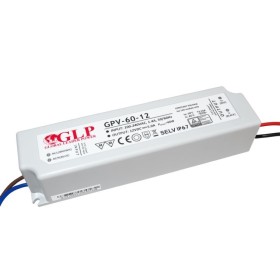 Alimentation LED étanche 12V DC - 60W - IP67 - GLP