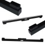 Spot LED linéaire opale sur rail magnétique 48V - 20W - Noir