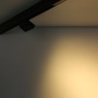 Spot LED linéaire orientable sur rail magnétique 48V - 6W - UGR16 - Noir