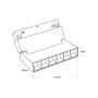 Spot LED linéaire orientable sur rail magnétique 48V - 6W - UGR16 - Noir