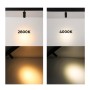 Spot LED sur rail magnétique 48V - 6W - Noir