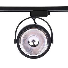 Projecteur LED sur rail monophasé AR111 GU10