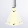 Spot sur rail monophasé avec angle d'éclairage ajustable 8W
