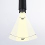Spot sur rail monophasé avec angle d'éclairage ajustable 8W
