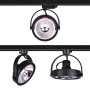 Pack projecteur rail monophasé + ampoule LED AR111 GU10