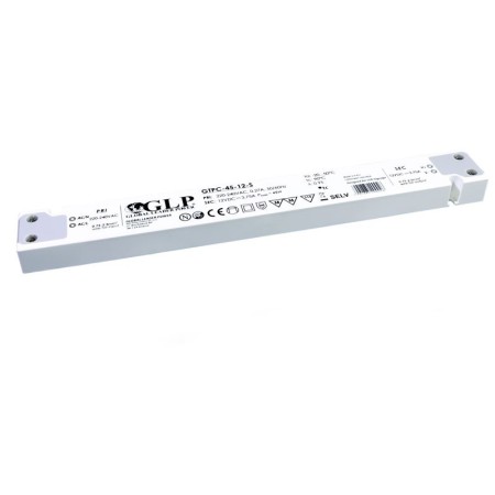 Alimentation LED extra plate 45W 12V - GLP