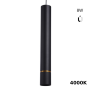 Spot suspendu LED sur rail magnétique 48V - 8W - Ligne dorée
