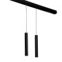 Spot suspendu LED sur rail magnétique 48V - 8W - Noir