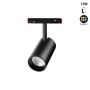 Spot LED CCT réglable sur 3 températures différentes de 2700-6500ºK sur rail magnétique 48V - 12W - Mi Light - Noir