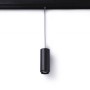 Spot suspendu LED sur rail magnétique avec ZOOM 15°-60° - 48V - 8W - UGR16 - IRC 95 - Blanc chaud 2700K