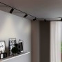 Spot LED sur rail magnétique avec Zoom 10°-55º - 48V - 25W Blanc chaud 2700K