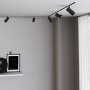 Spot LED sur rail magnétique avec Zoom 10°-55º - 48V - 25W Blanc chaud 2700K
