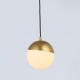 Suspension boule LED sur rail magnétique 48V - 6W - Blanc chaud 2700K - IRC90 - Or