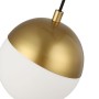 Suspension boule LED sur rail magnétique 48V - 6W - Blanc chaud 2700K - IRC90 - Or