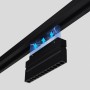 Spot LED linéaire orientable sur rail magnétique CCT réglable sur 3 températures différentes de 2700-6500ºK - 10W Mi Light Noir