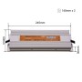 Transformateur 24V 200W 8.3A IP67