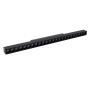Spot LED linéaire sur rail magnétique CCT réglable sur 3 températures différentes de 2700-6500ºK - 20W - UGR18 - Mi Light - Noir