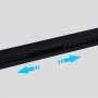 Spot LED linéaire sur rail magnétique CCT réglable sur 3 températures différentes de 2700-6500ºK - 20W - UGR18 - Mi Light - Noir