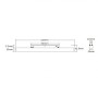 Spot LED linéaire sur rail magnétique CCT réglable sur 3 températures différentes de 2700-6500ºK - 20W - UGR18 - Mi Light - Noir