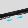 Spot LED linéaire orientable sur rail magnétique RGB + CCT réglable sur 3 températures de 2700-6500ºK - 12W - Mi Light - Noir