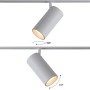 Spot LED sur rail magnétique 48V - 18W - Blanc