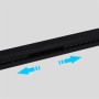 Spot LED linéaire sur rail magnétique RGB + CCT réglable sur 3 températures différentes de 2700-6500ºK - 12W - Mi Light - Noir