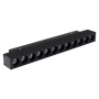 Spot LED linéaire sur rail magnétique CCT réglable sur 3 températures différentes de 2700-6500ºK - 10W - UGR18 - Mi Light - Noir